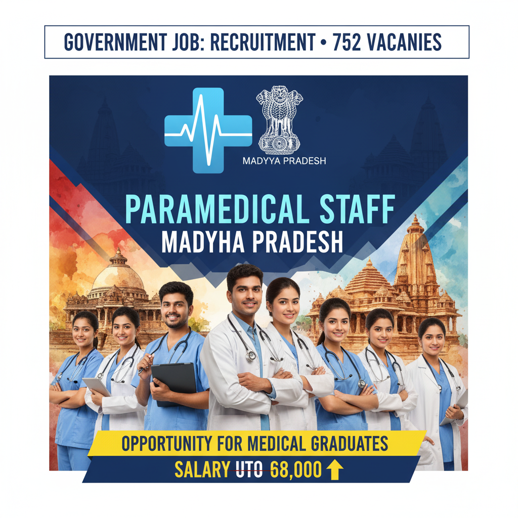 752 vacancies for paramedical in MP